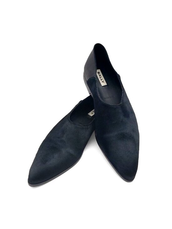 Bally Vegas Flat Loafers In Black Haircalf Leather US 11 EU 10 (0538) main image 7